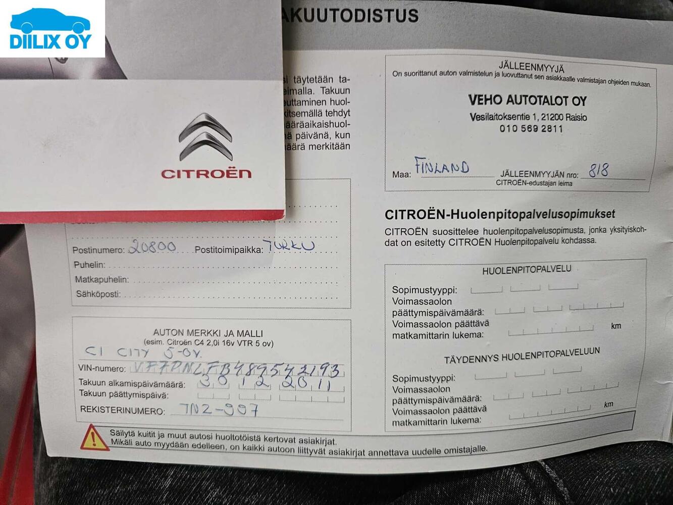 Citroën C1 vaihtoauto
