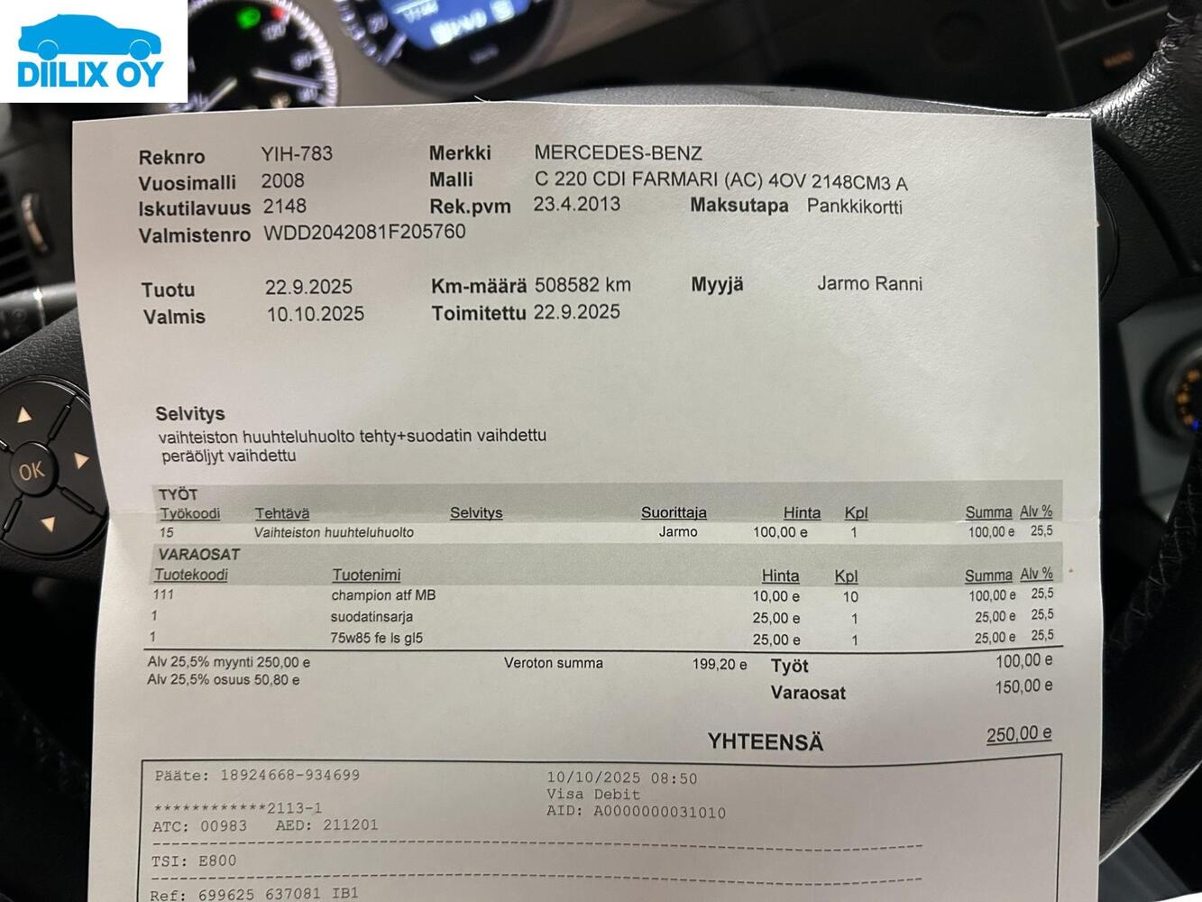 Mercedes-Benz C vaihtoauto