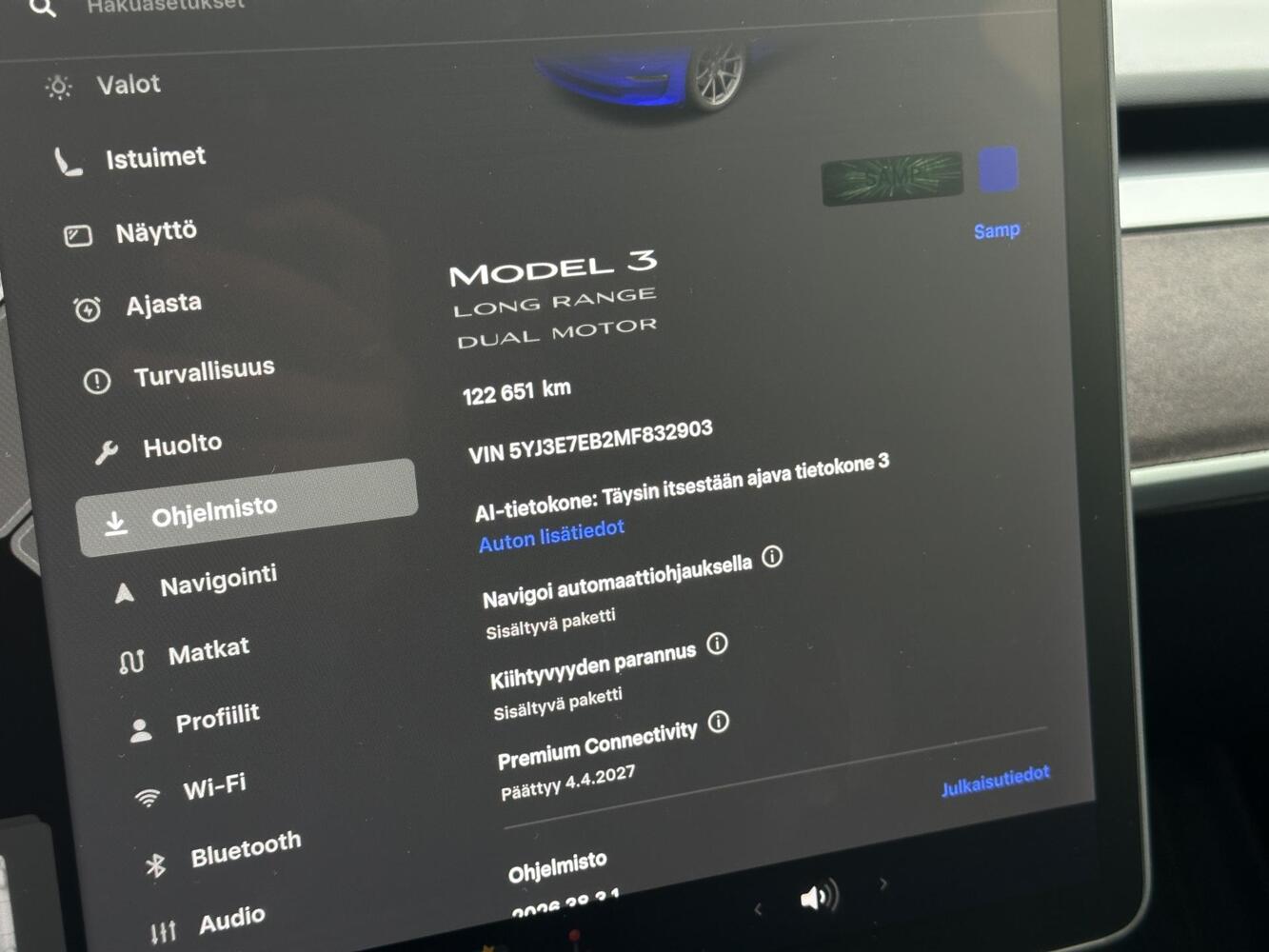 Tesla Model 3 vaihtoauto