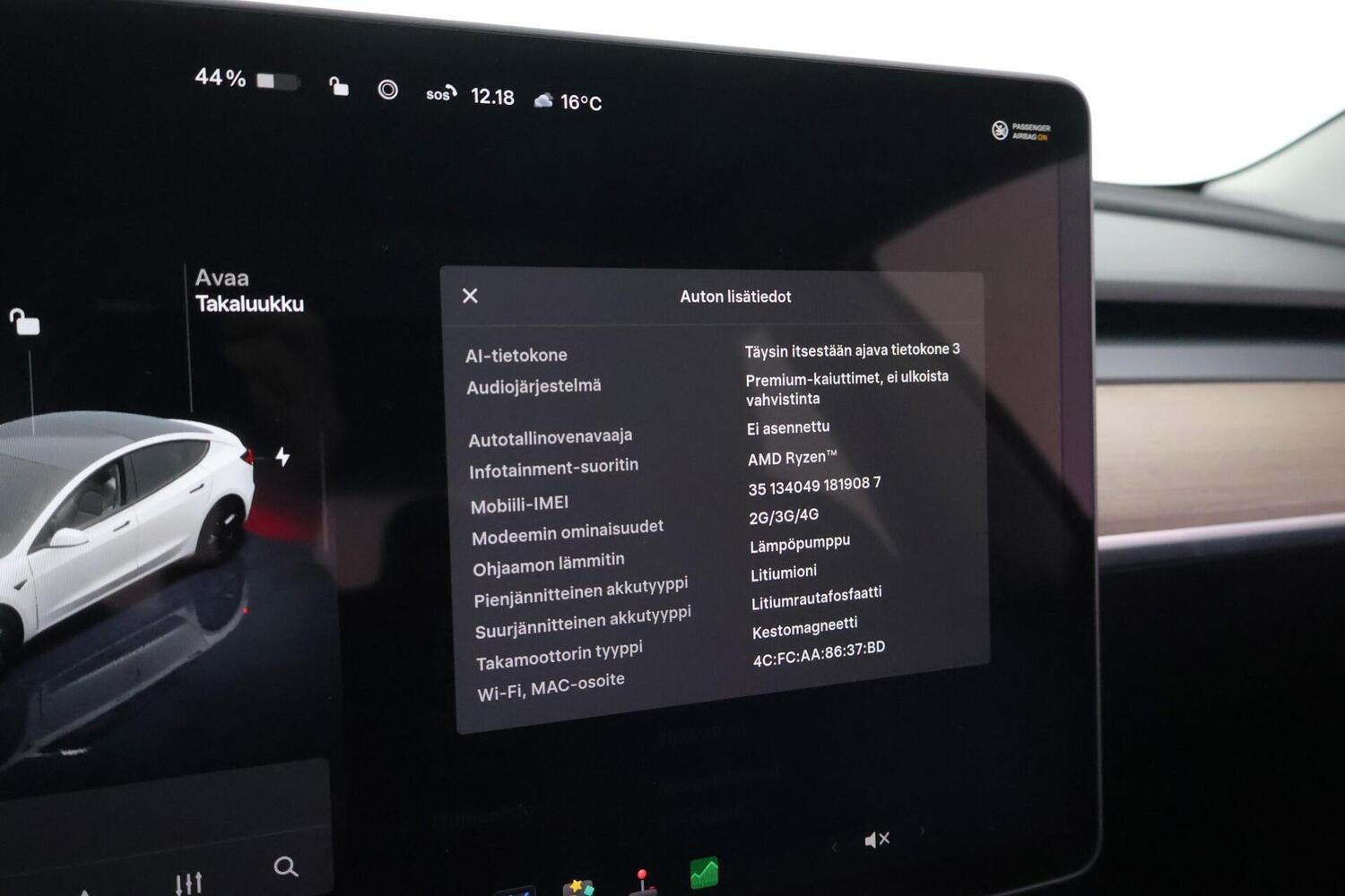Tesla Model 3 vaihtoauto