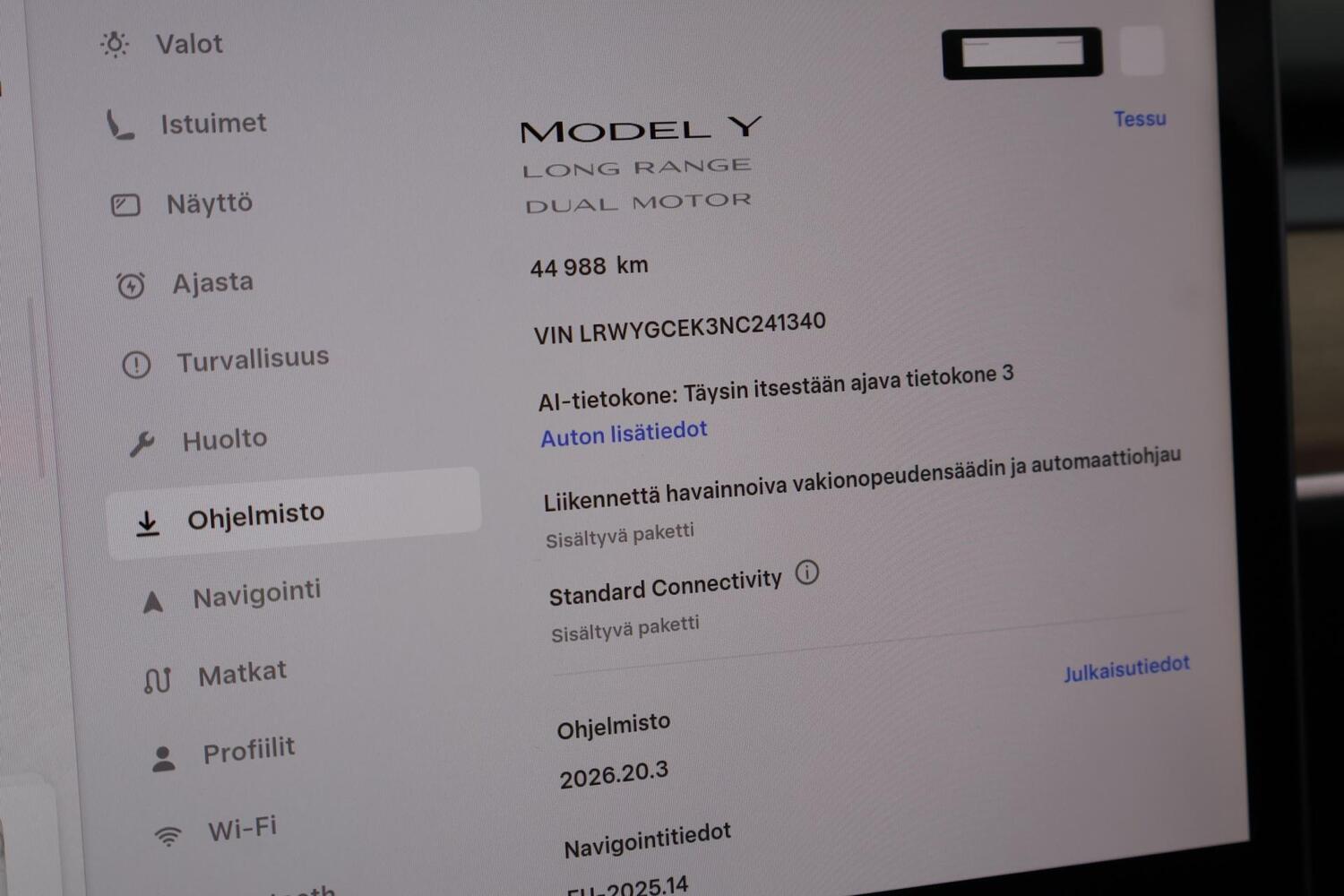 Tesla Model Y vaihtoauto