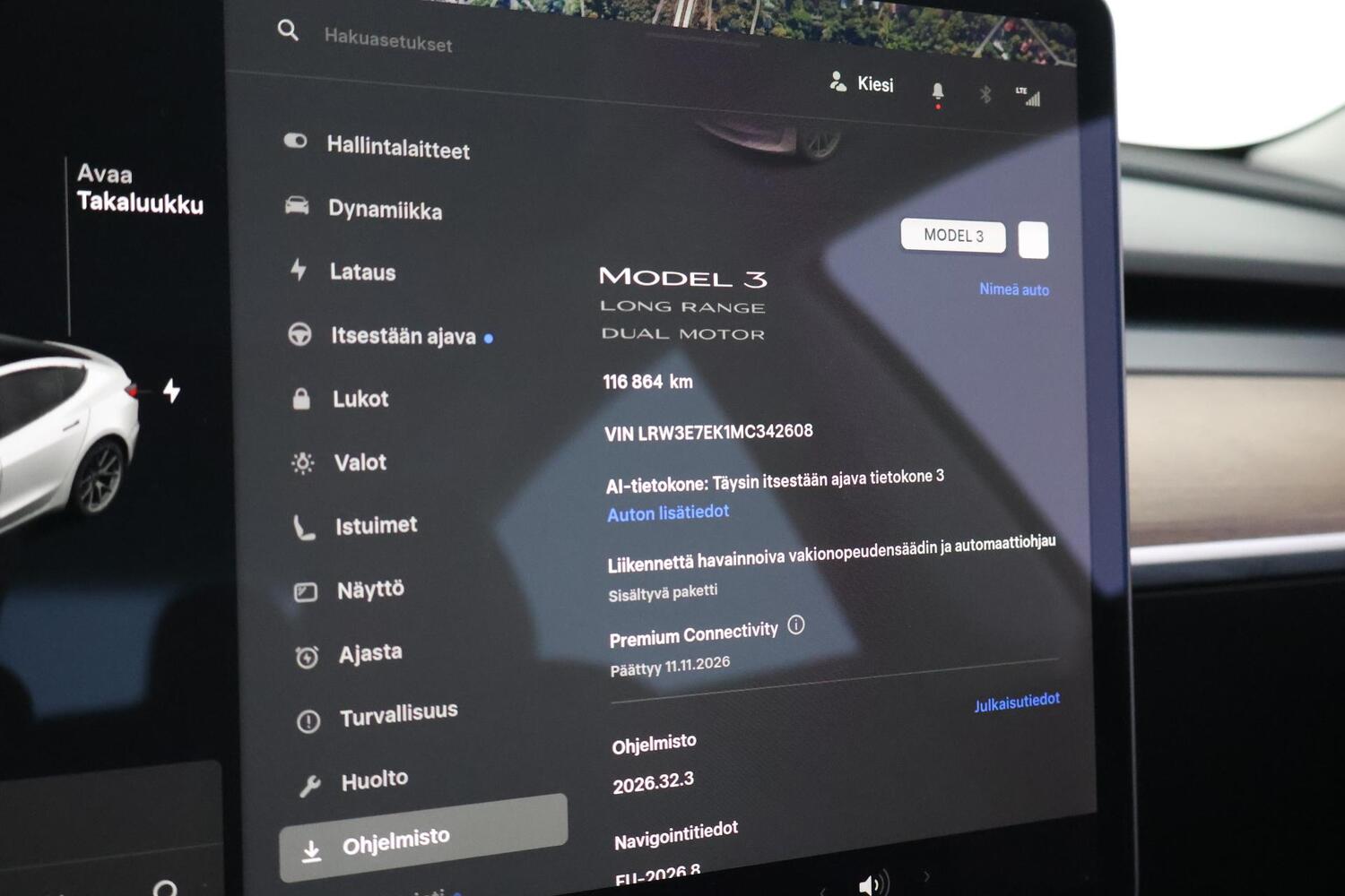 Tesla Model 3 vaihtoauto