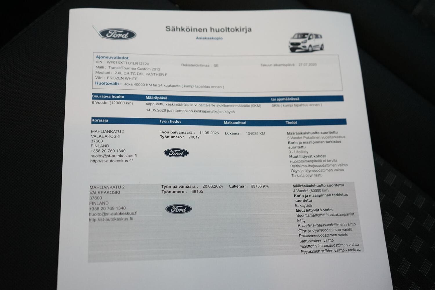 Ford Transit Custom vaihtoauto