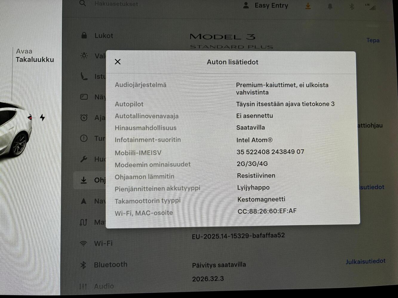Tesla Model 3 vaihtoauto