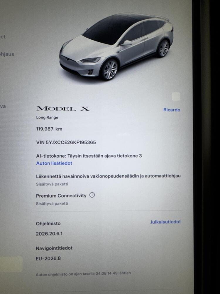 Tesla Model X vaihtoauto