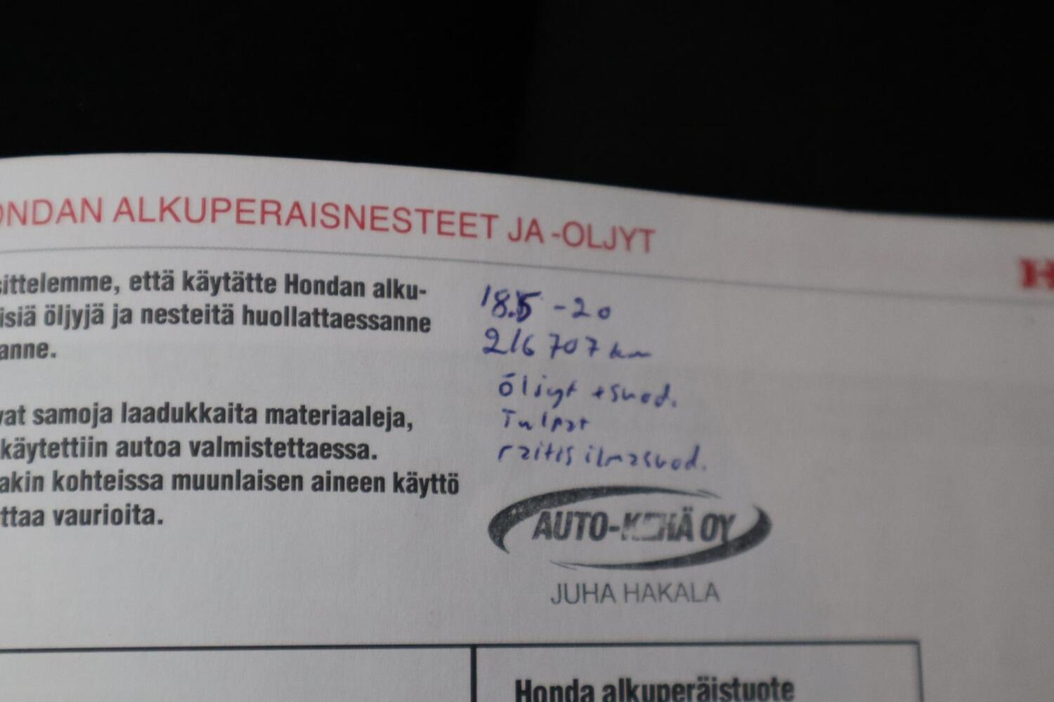 Honda Accord vaihtoauto