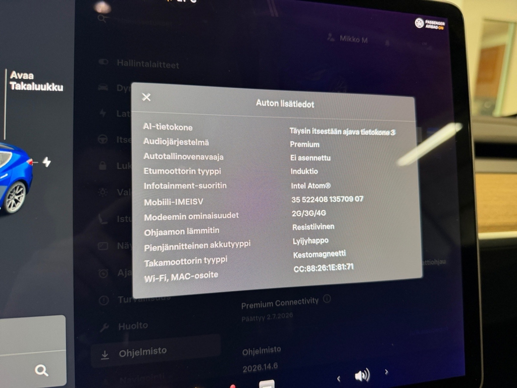 Tesla Model 3 vaihtoauto