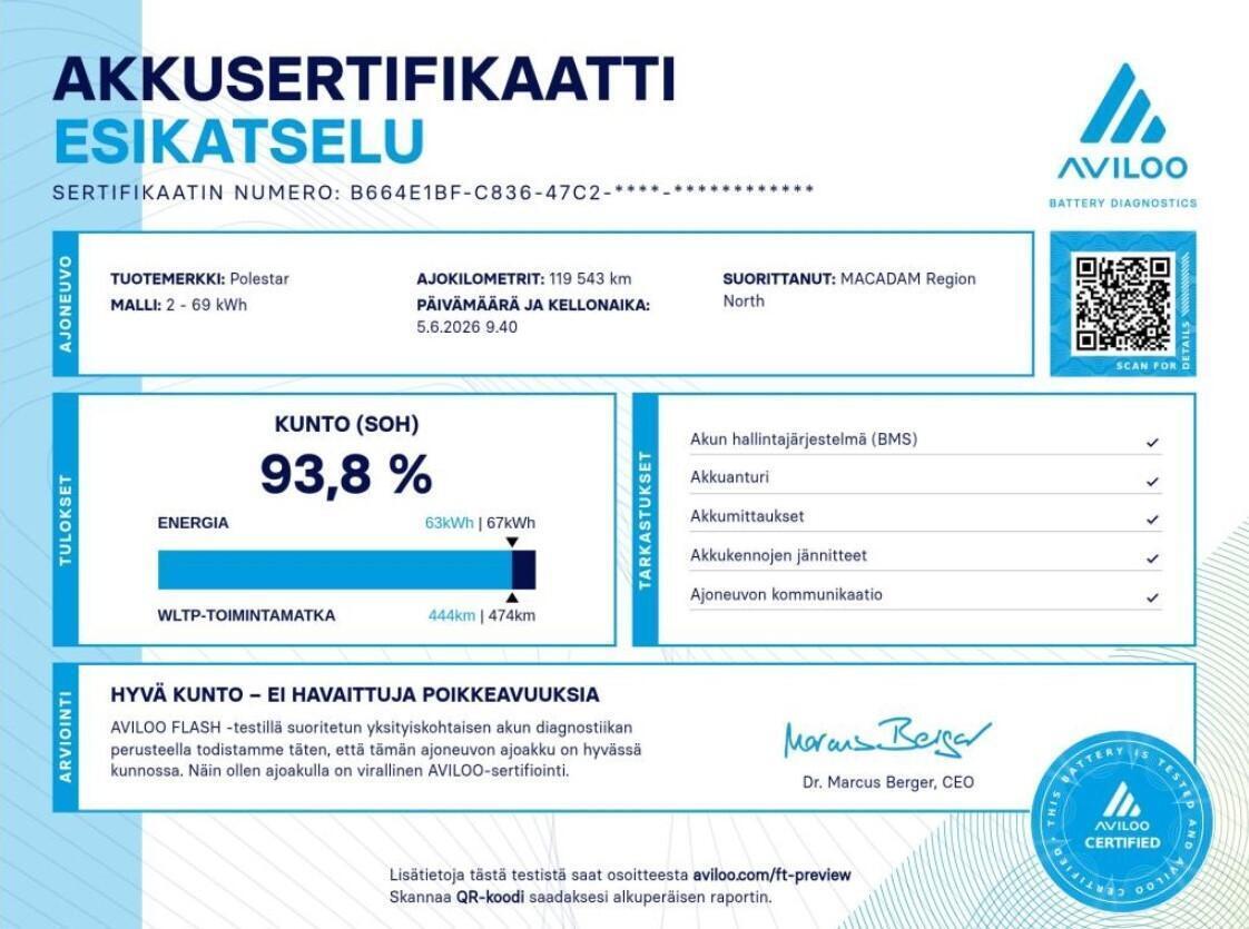 Polestar 2 vaihtoauto