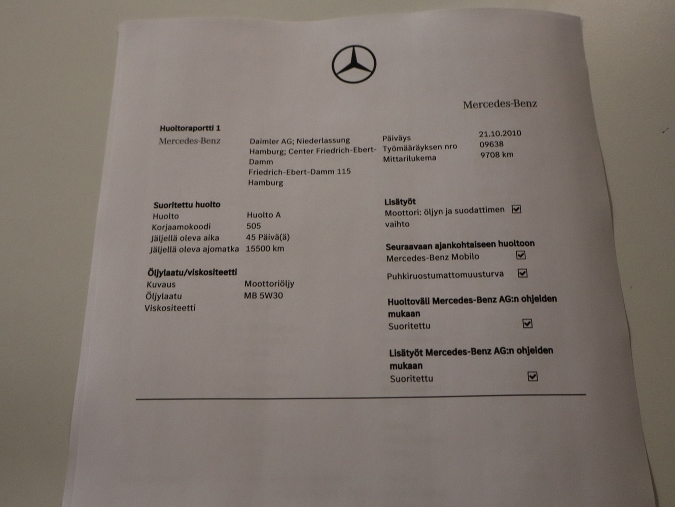Mercedes-Benz E vaihtoauto