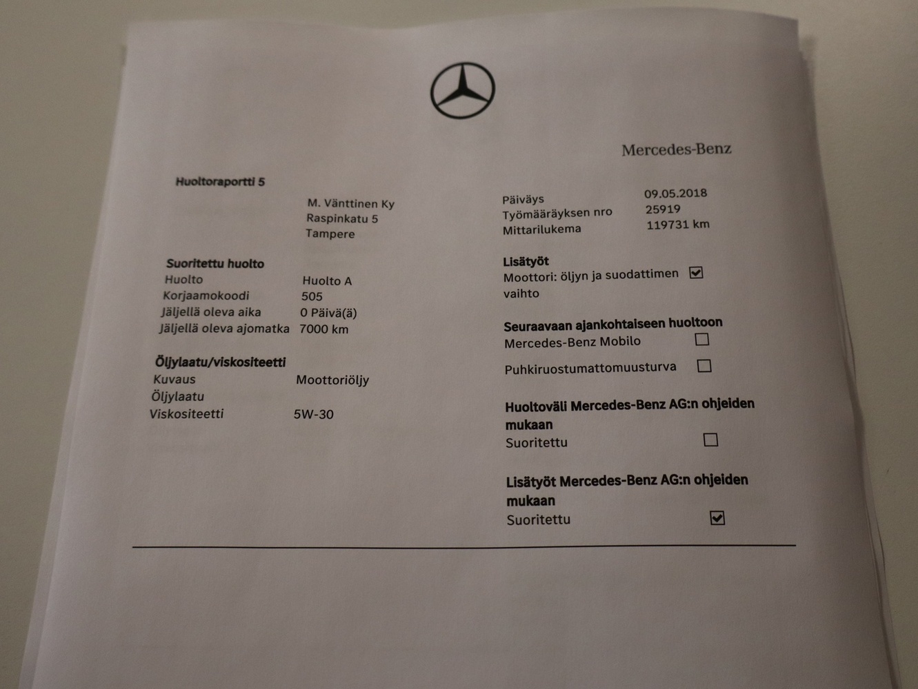 Mercedes-Benz E vaihtoauto