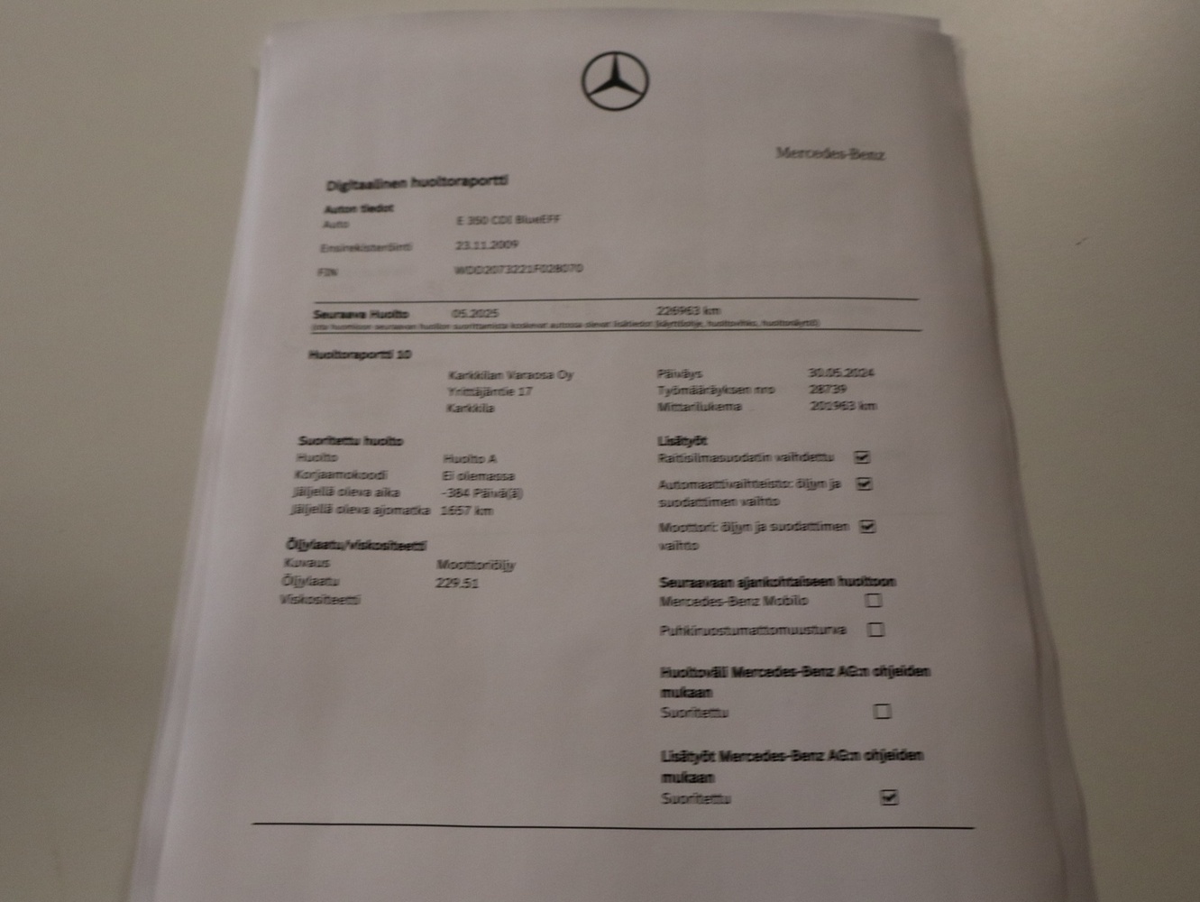 Mercedes-Benz E vaihtoauto