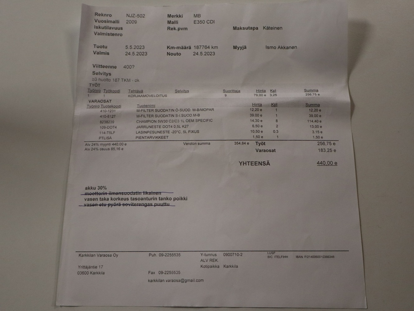 Mercedes-Benz E vaihtoauto