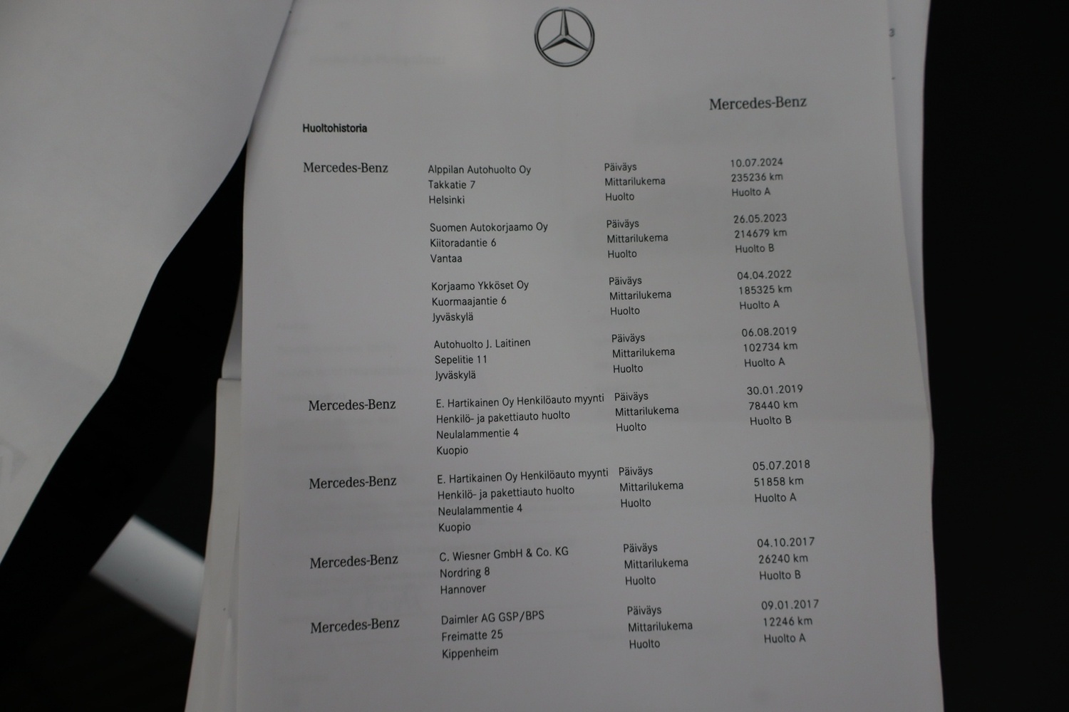 Mercedes-Benz CLA-sarja vaihtoauto