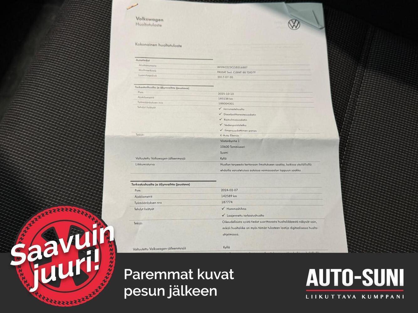 Volkswagen Passat vaihtoauto