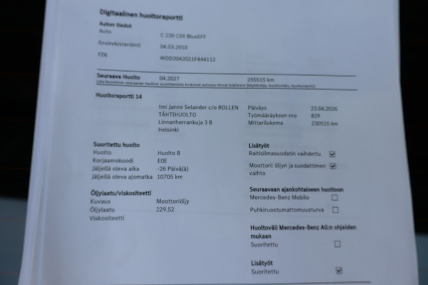 Mercedes-Benz C vaihtoauto