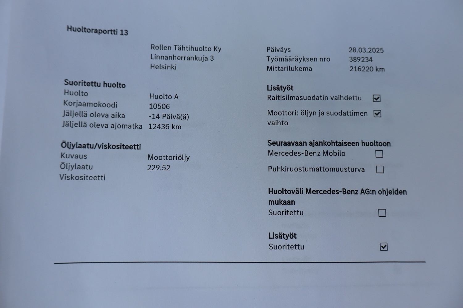 Mercedes-Benz C vaihtoauto
