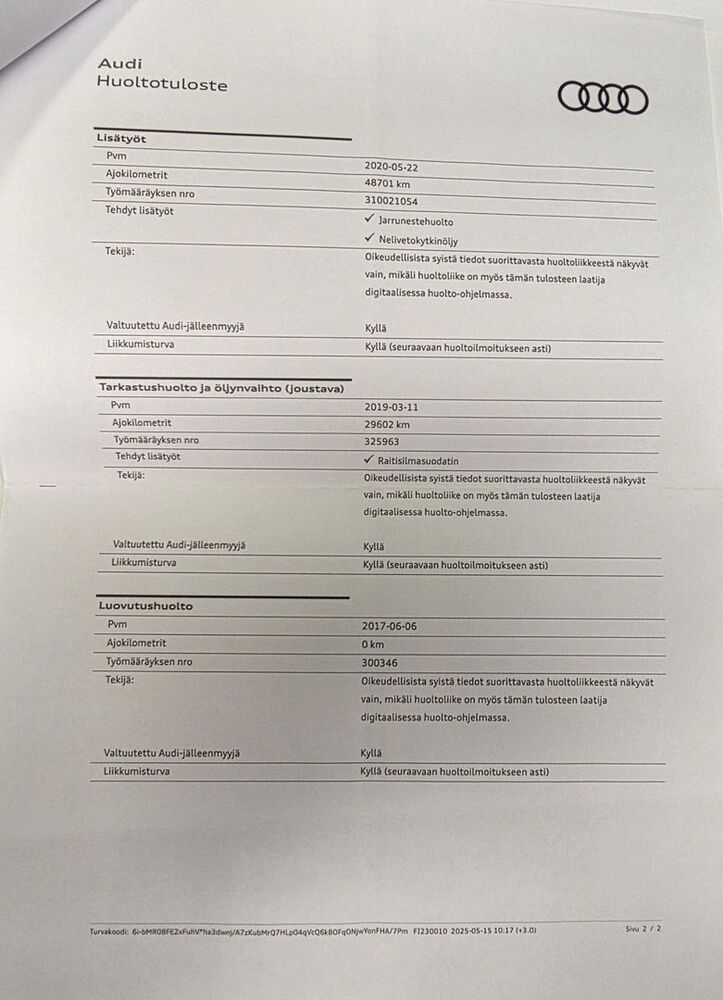 Audi A3 vaihtoauto
