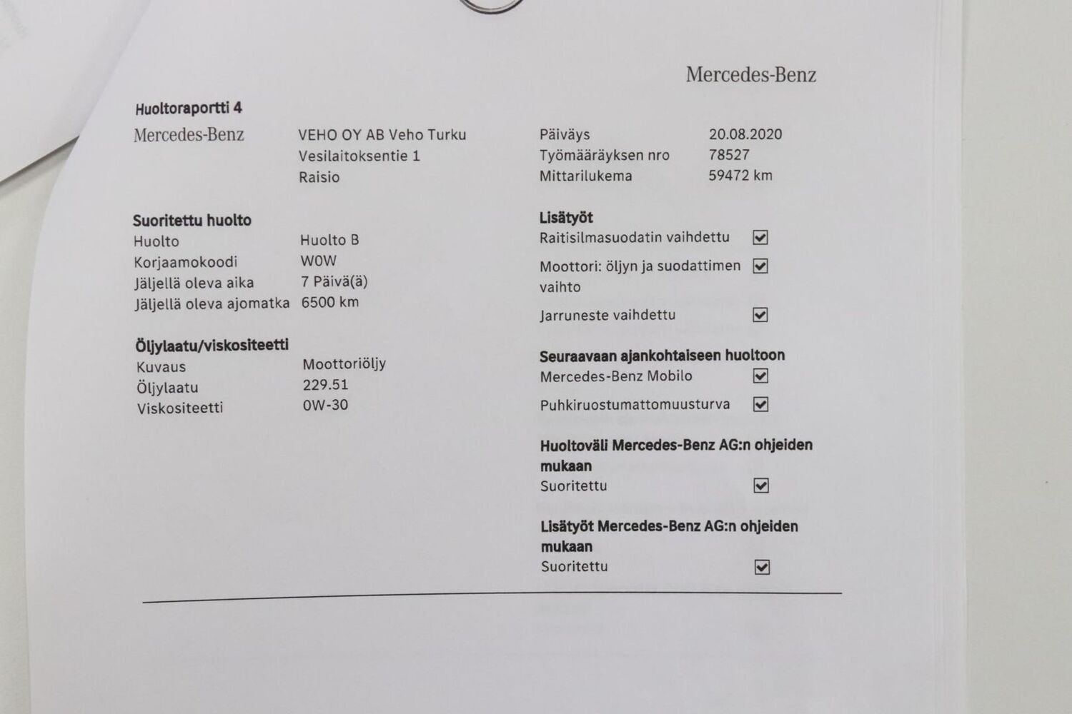 Mercedes-Benz C vaihtoauto