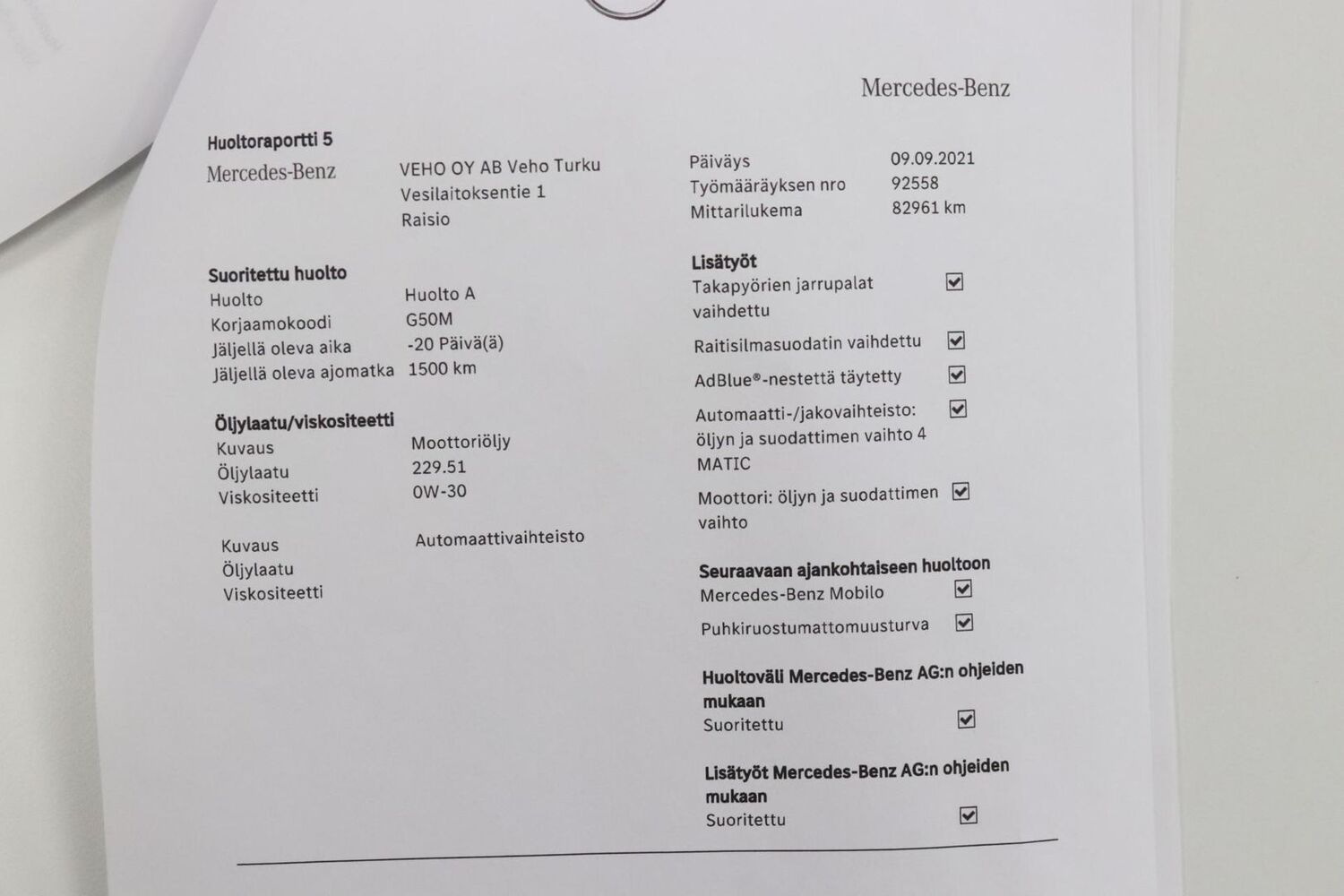 Mercedes-Benz C vaihtoauto