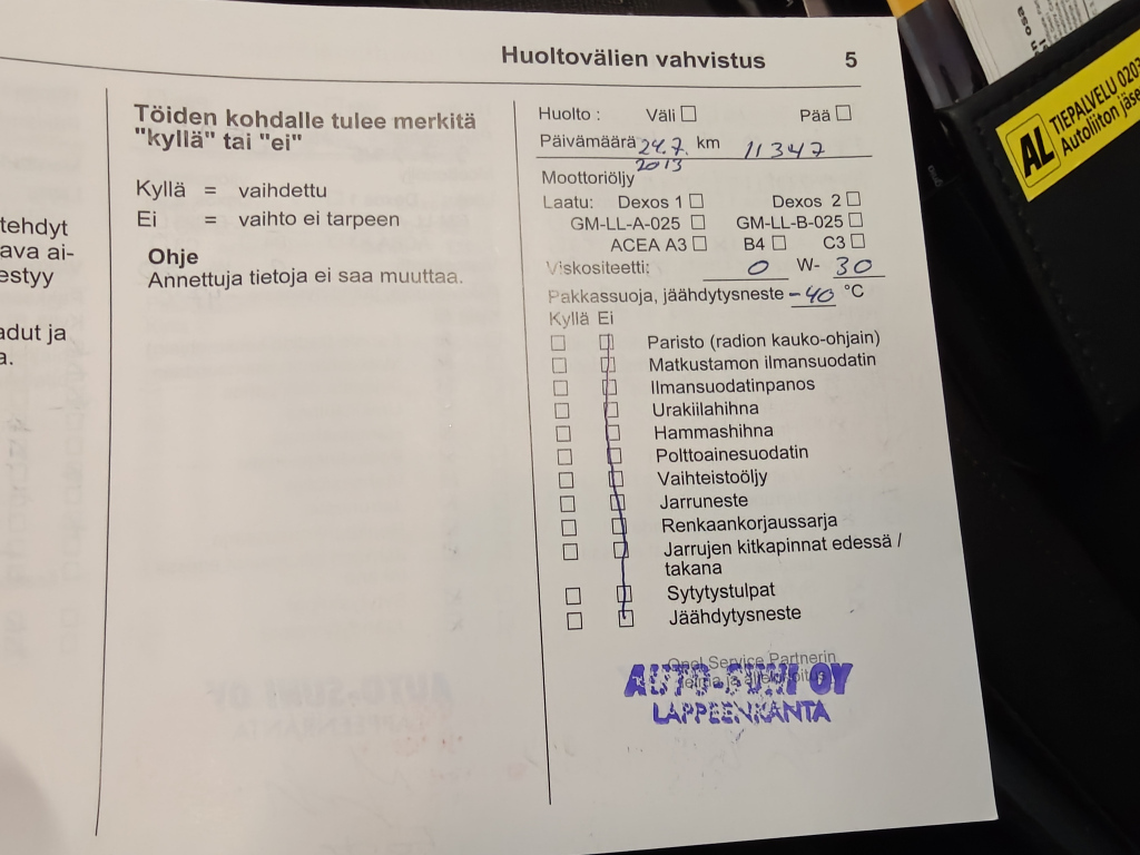 Opel Insignia vaihtoauto