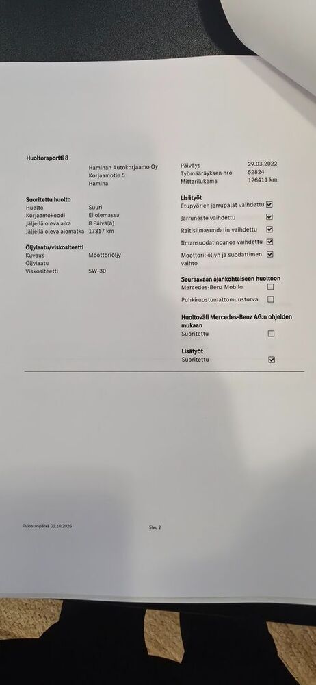 Mercedes-Benz B vaihtoauto