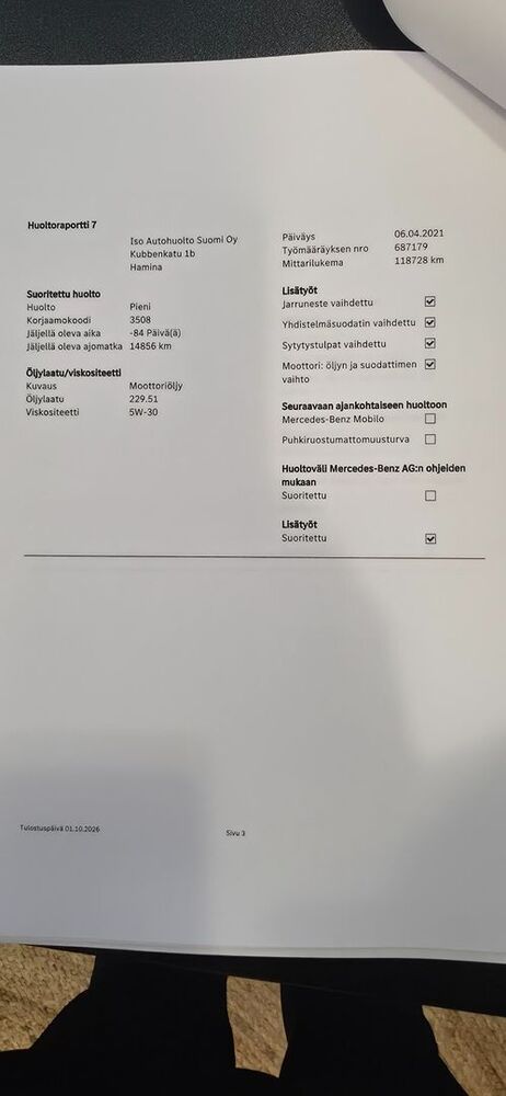 Mercedes-Benz B vaihtoauto