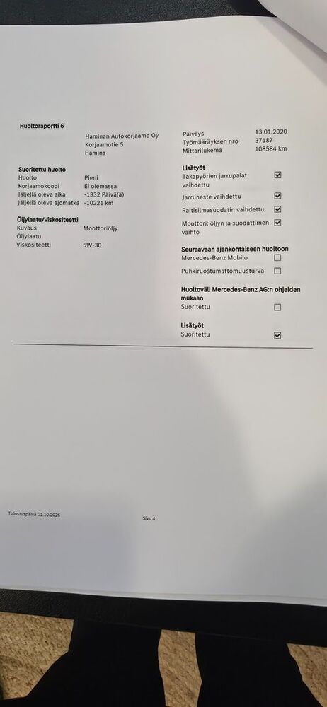 Mercedes-Benz B vaihtoauto