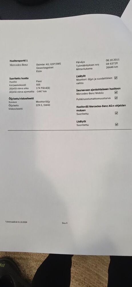 Mercedes-Benz B vaihtoauto