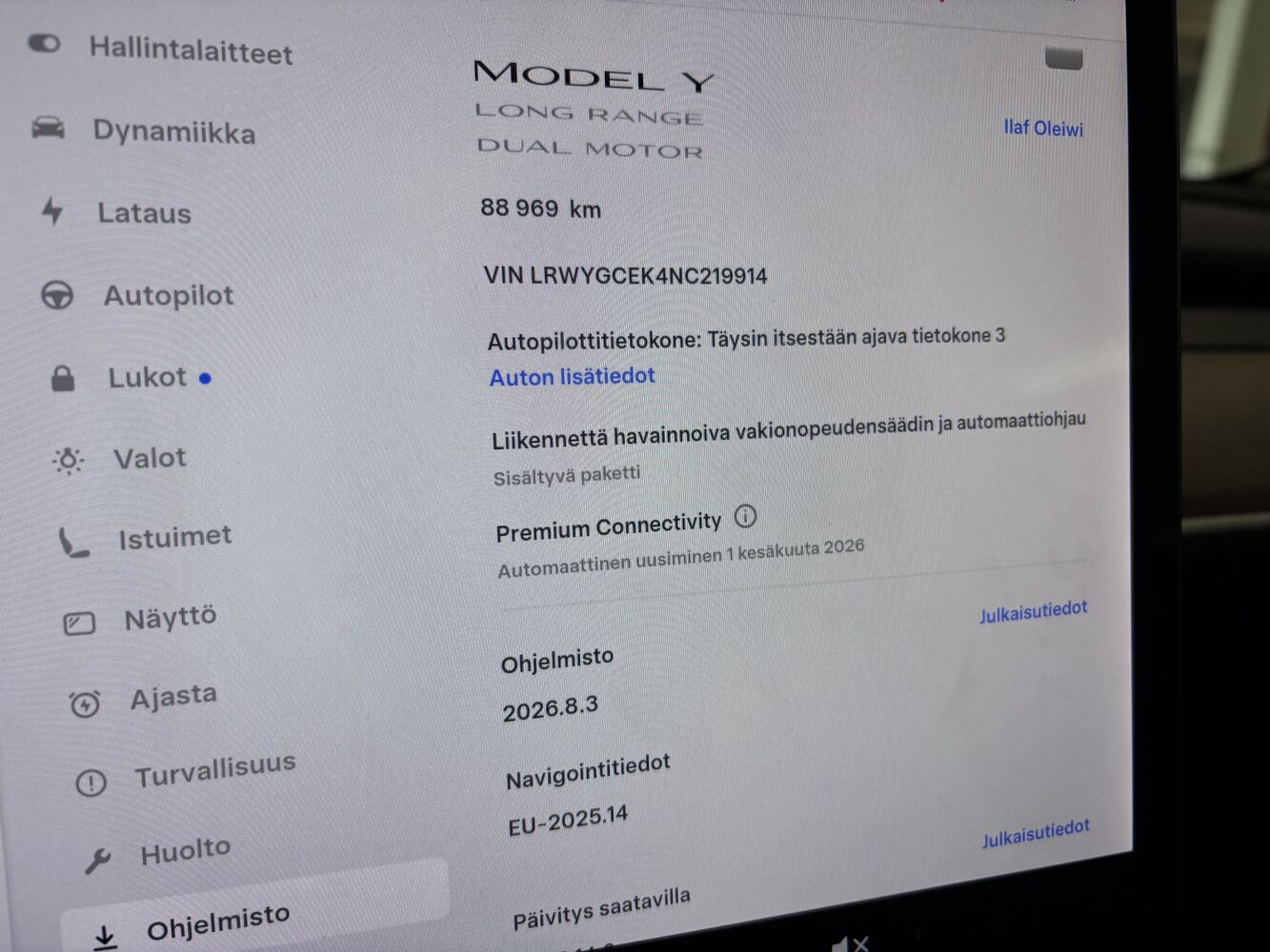 Tesla Model Y vaihtoauto