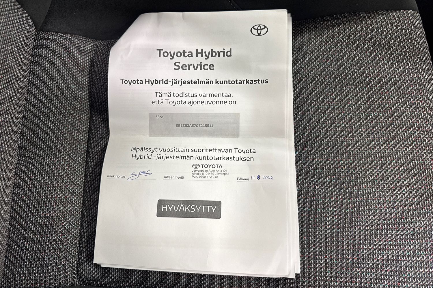 Toyota Corolla vaihtoauto
