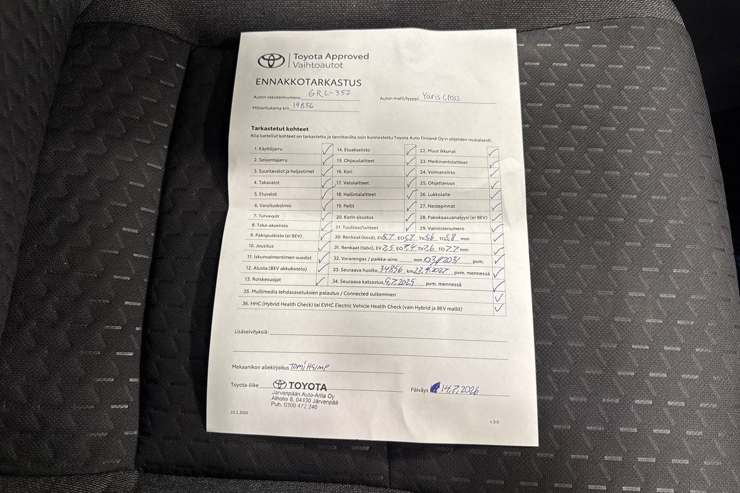 Toyota Yaris Cross vaihtoauto