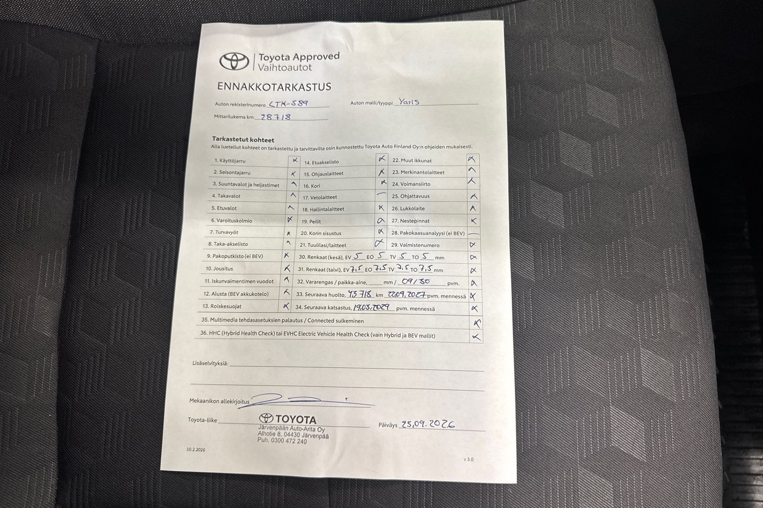 Toyota Yaris vaihtoauto