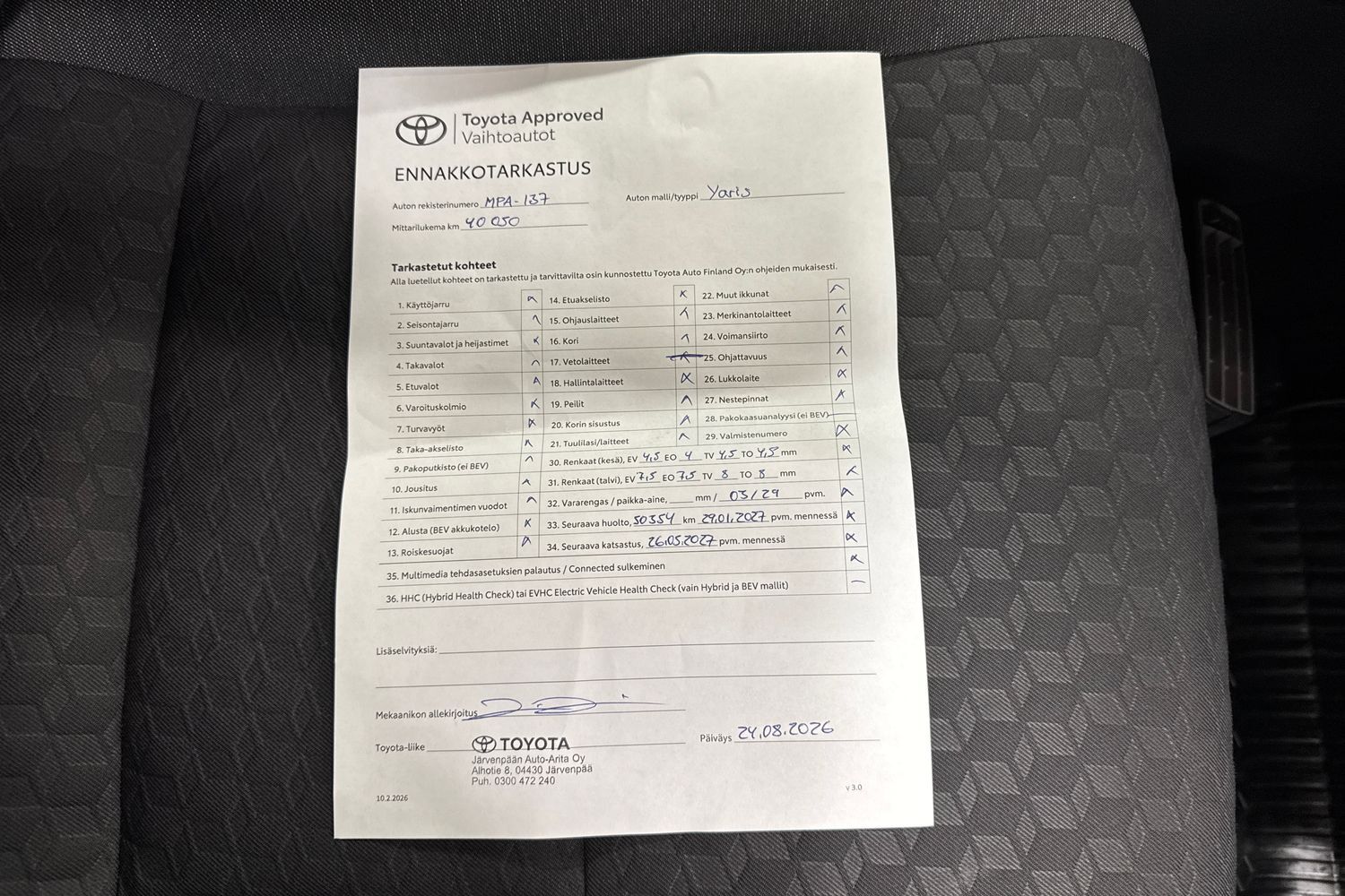 Toyota Yaris vaihtoauto