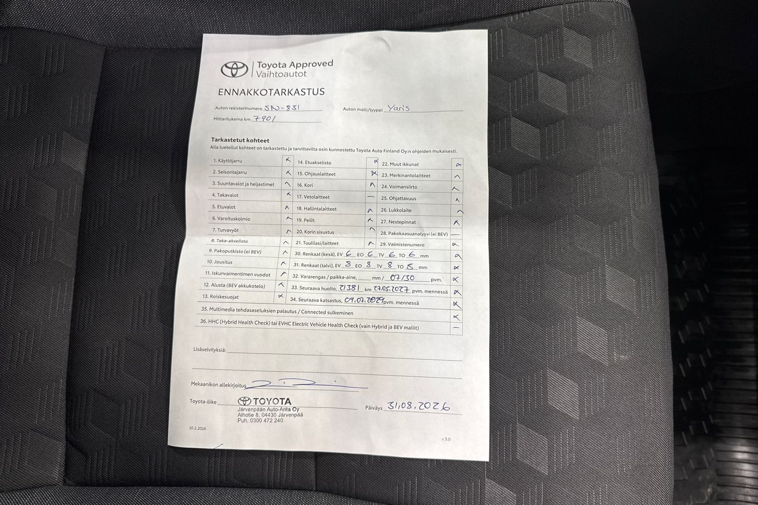 Toyota Yaris vaihtoauto