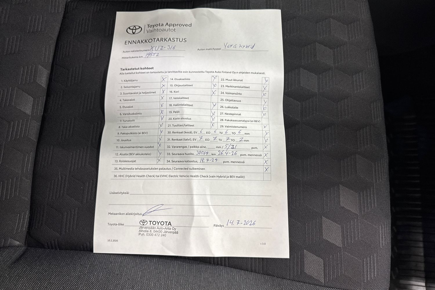 Toyota Yaris vaihtoauto
