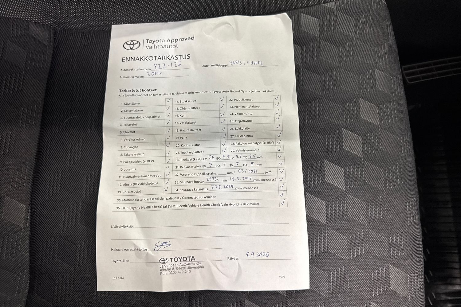 Toyota Yaris vaihtoauto
