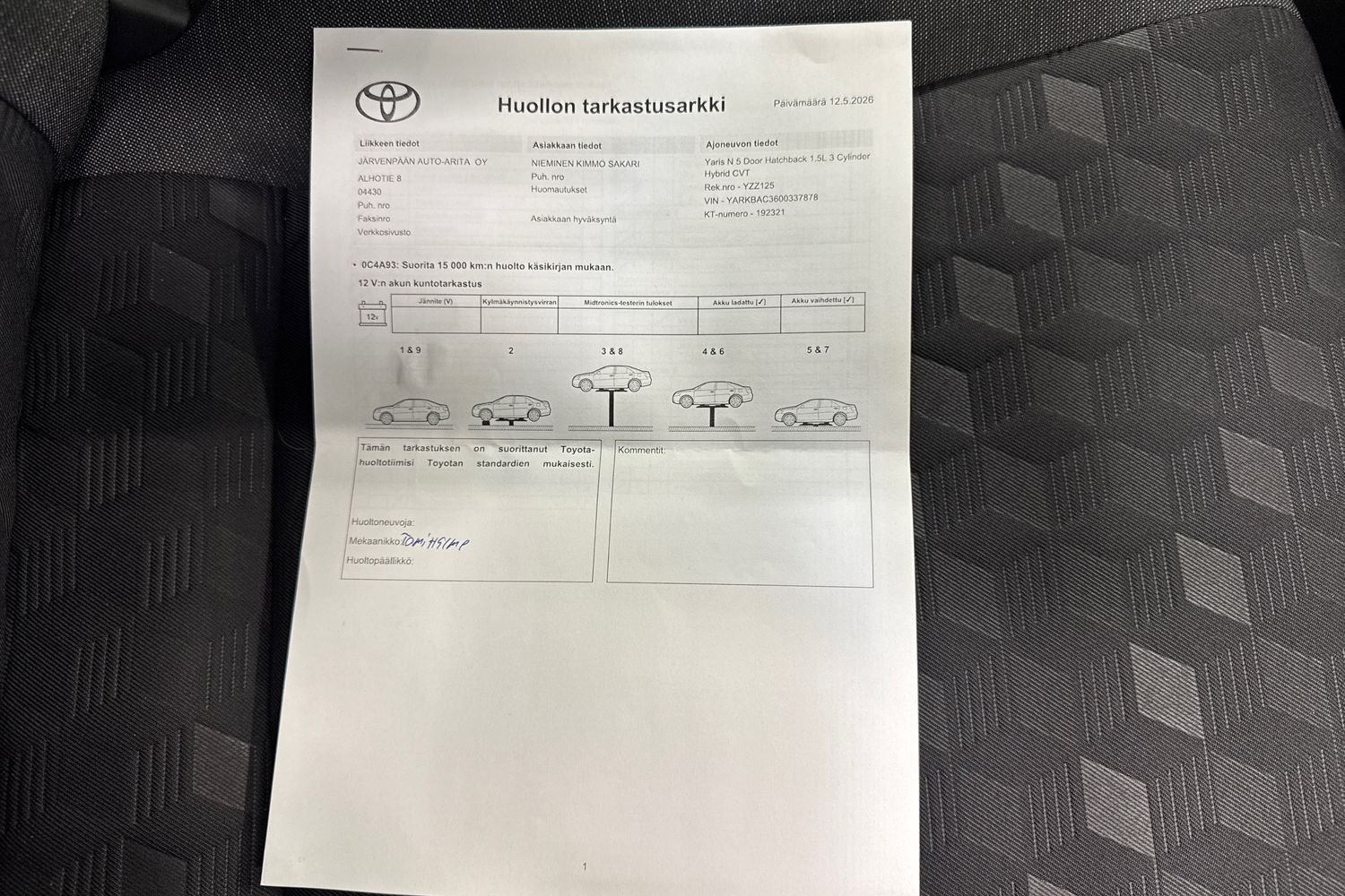 Toyota Yaris vaihtoauto