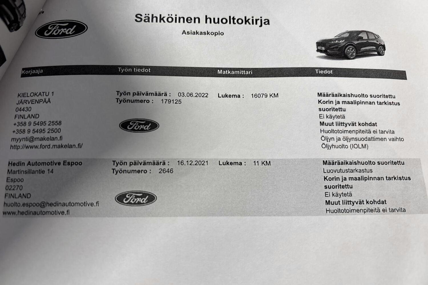 Ford Kuga vaihtoauto