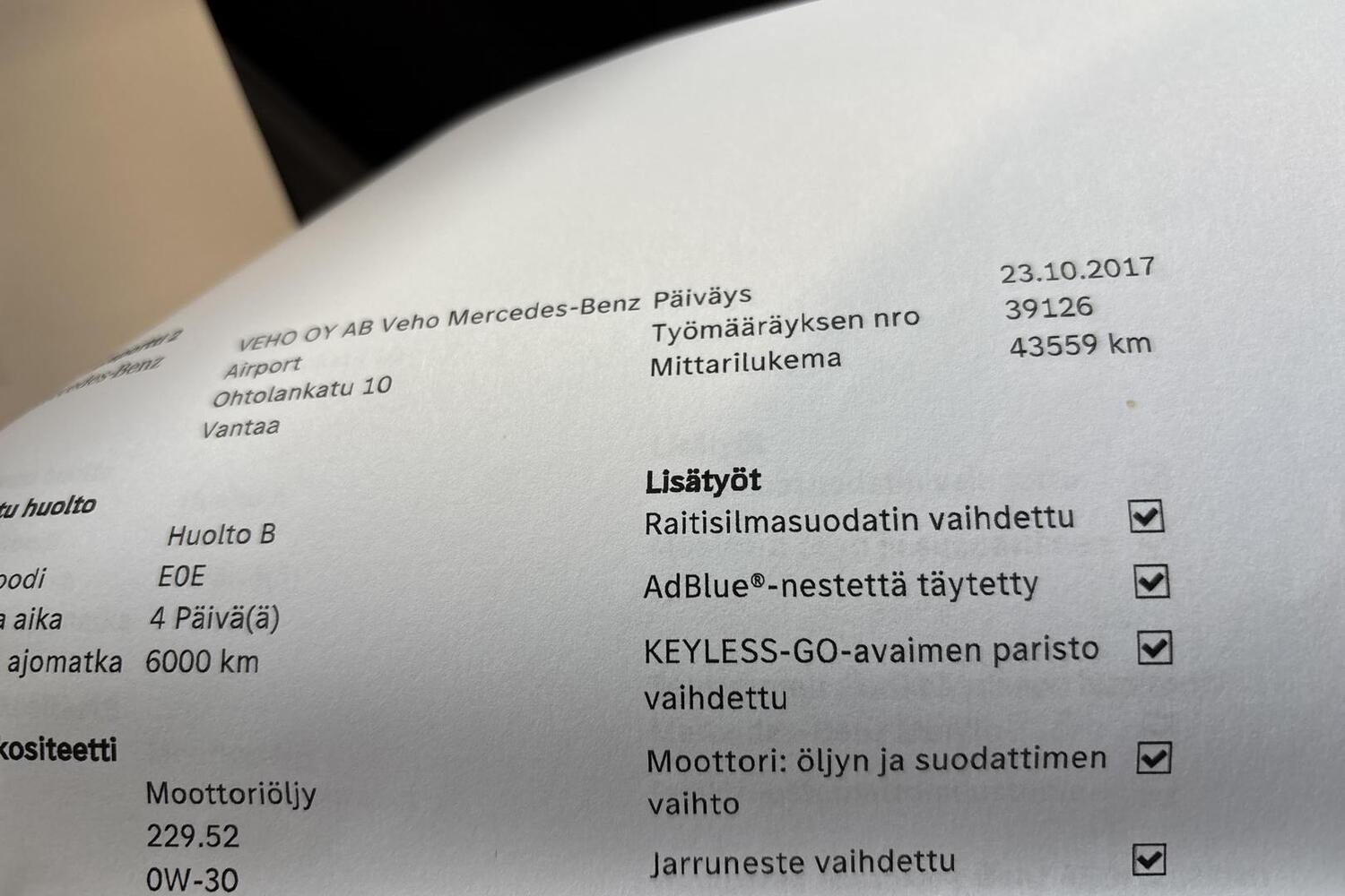 Mercedes-Benz C vaihtoauto