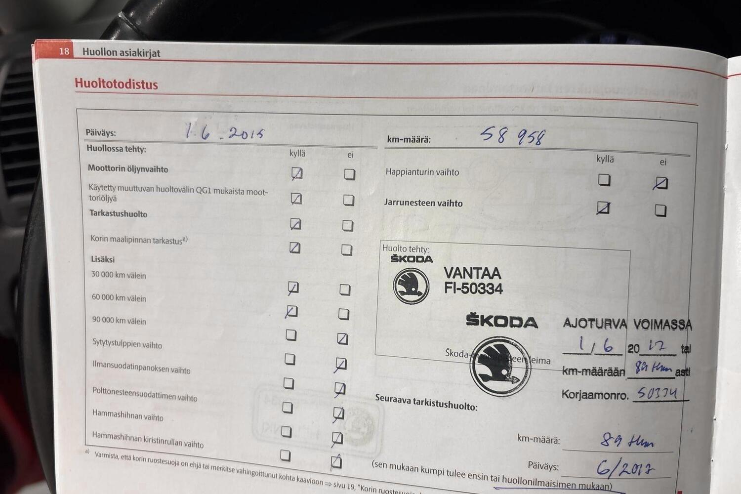 Skoda Octavia vaihtoauto