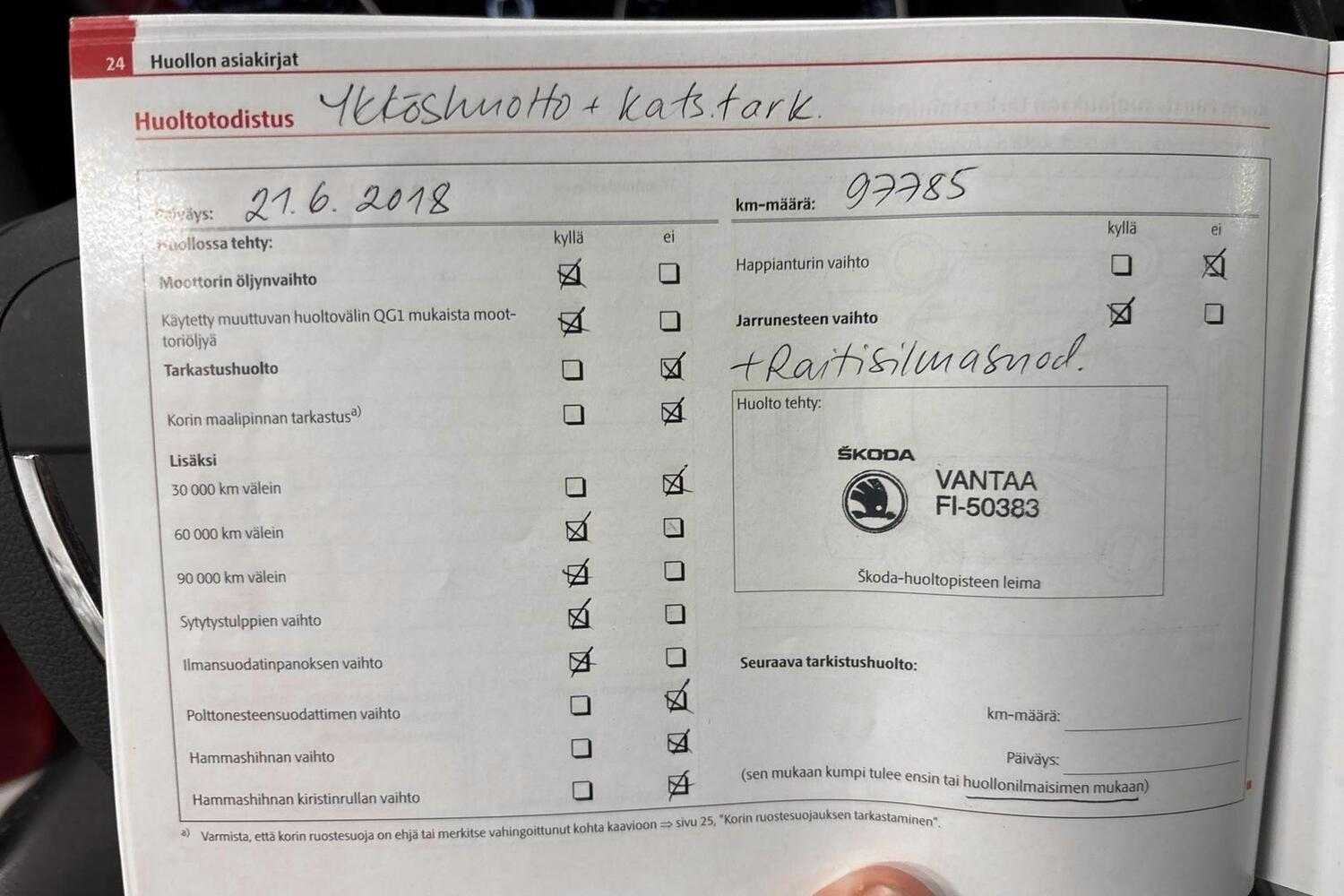 Skoda Octavia vaihtoauto