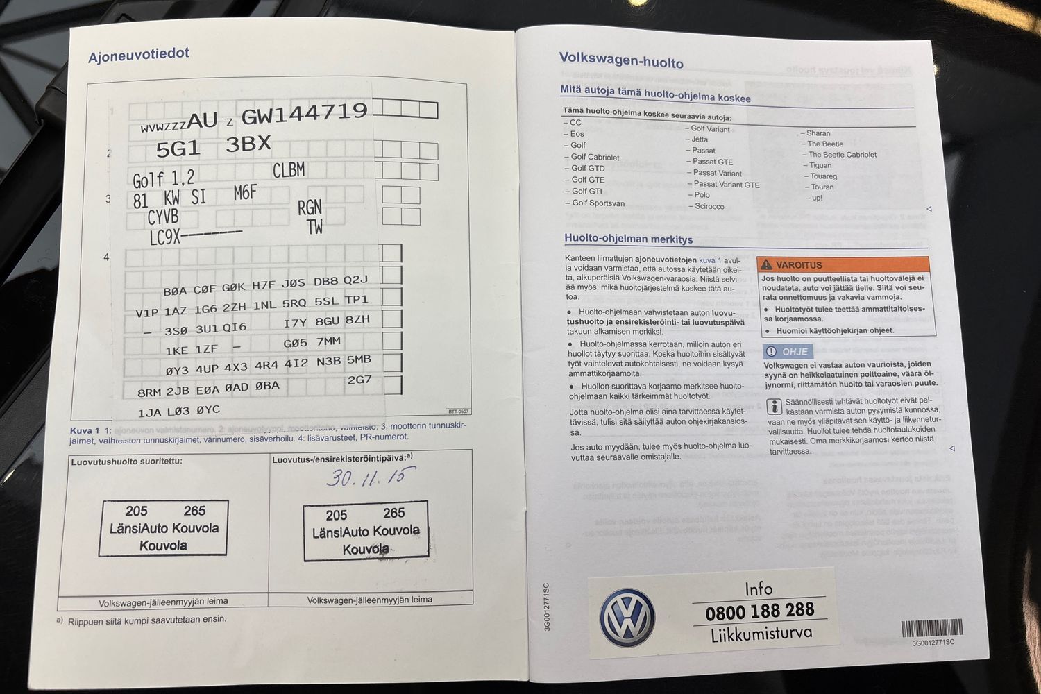 Volkswagen Golf vaihtoauto