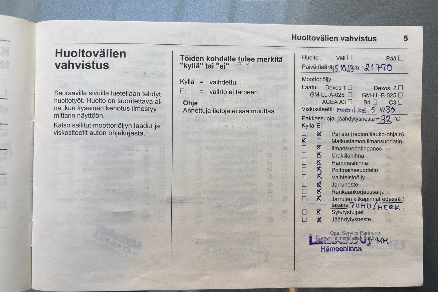 Opel Astra vaihtoauto