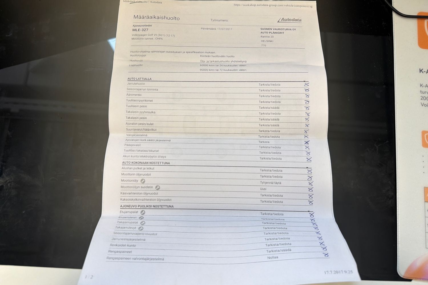 Volkswagen Golf vaihtoauto
