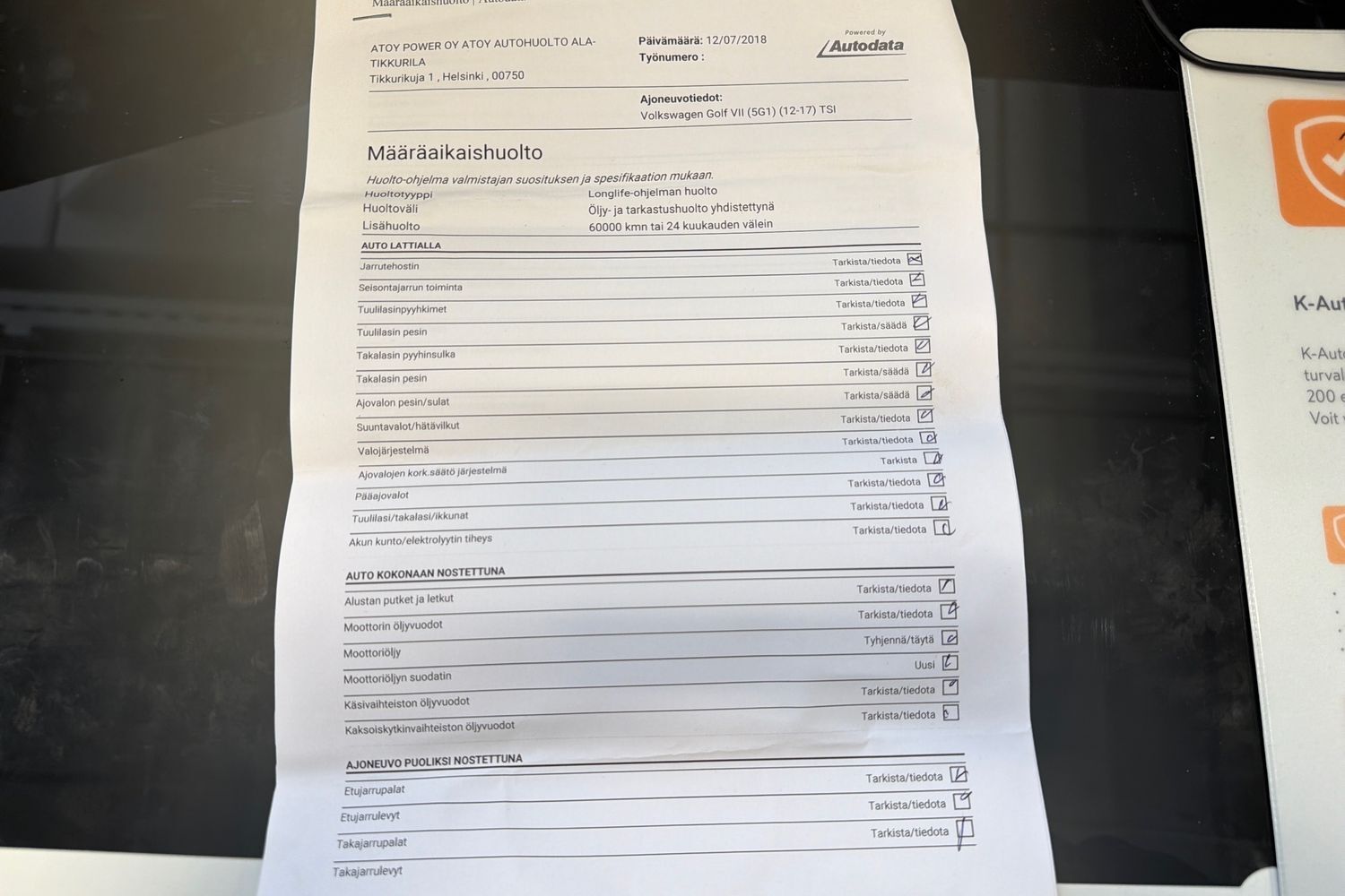 Volkswagen Golf vaihtoauto