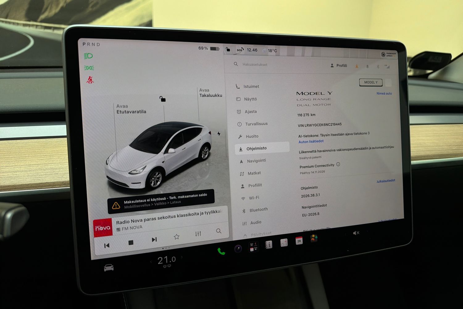 Tesla Model Y vaihtoauto