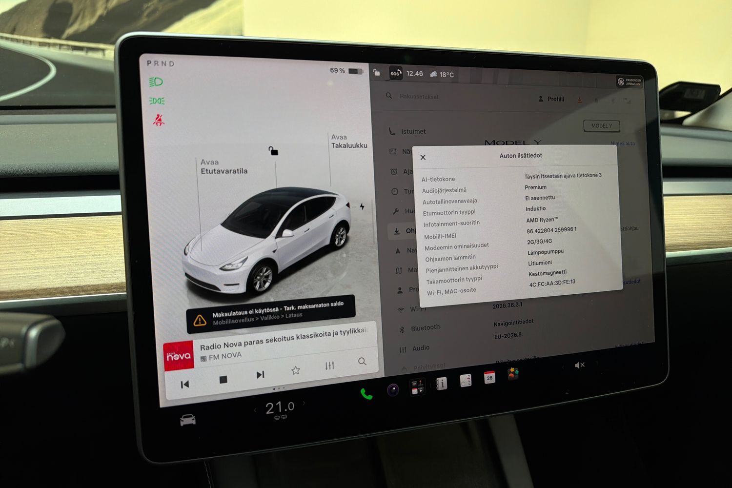 Tesla Model Y vaihtoauto