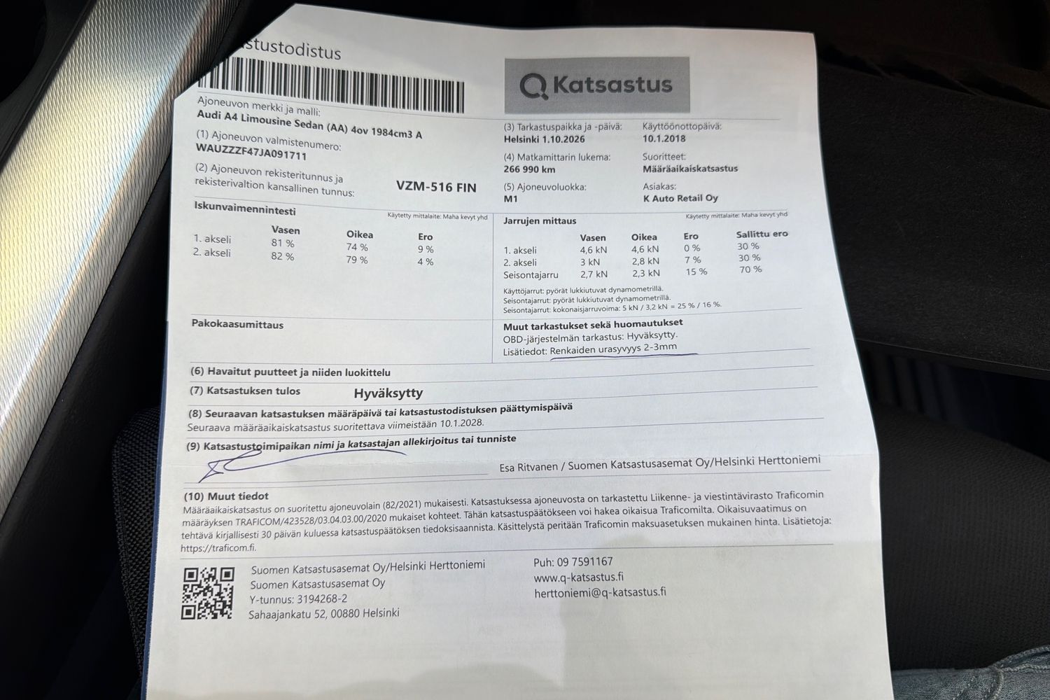 Audi A4 vaihtoauto