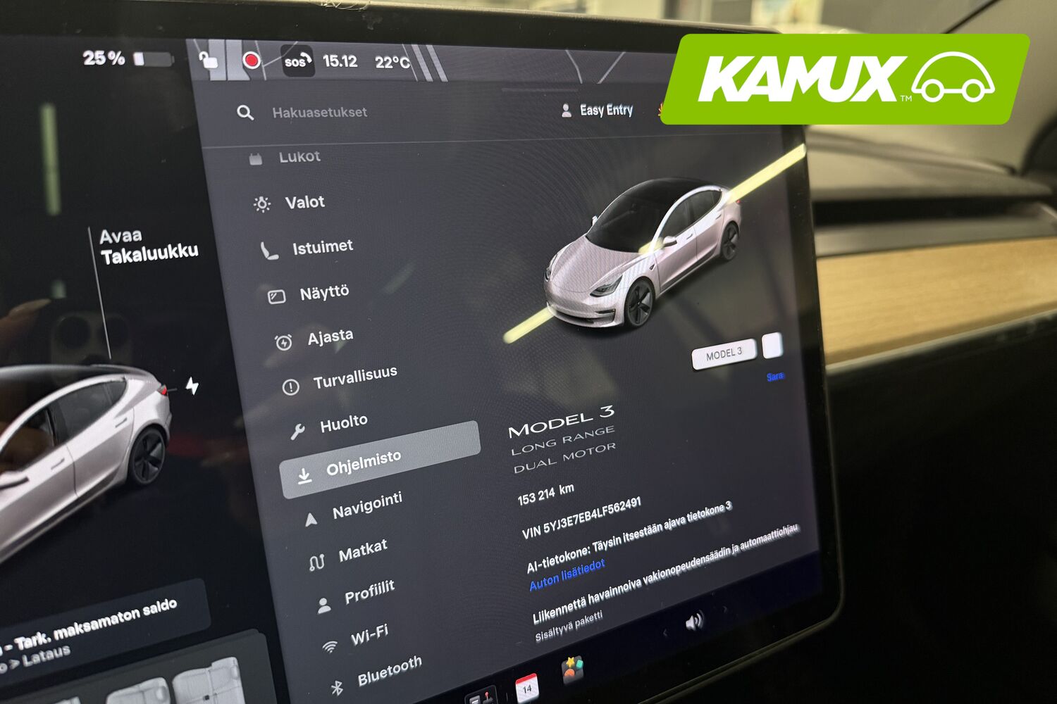Tesla Model 3 vaihtoauto