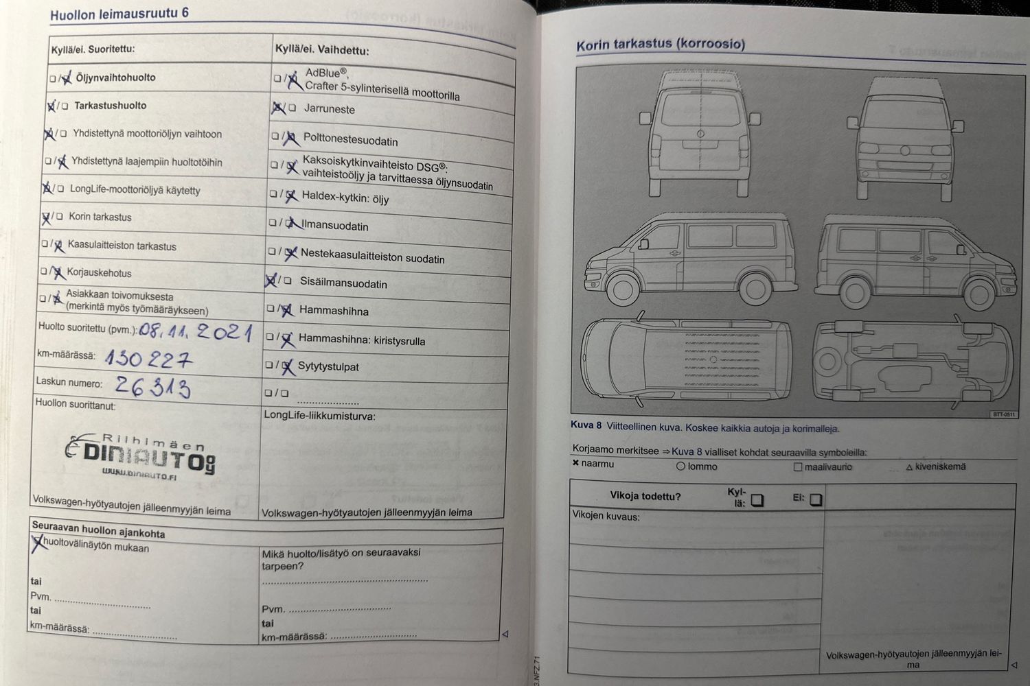 Volkswagen Transporter vaihtoauto